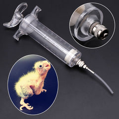 50/100ml Parrot Feeding Syringe Young Bird Birds Profession Feeding Device Exquisite Injector Tube 3/4mm Feeder Supplies C42