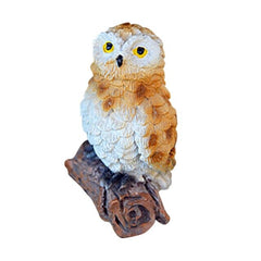 Cute Owls Home Garden Ornament Figurines Bonsai Pots Decoration Resin Miniatures Figurine Craft Terrarium Decor 6 Style