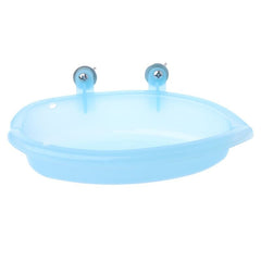 Bird Bath Tub Can Be Fixed Small Parrot Bathtub Plastic Feeding Bowl Box 090C