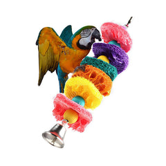 Bird Chew Toy Parrot Parakeet Budgie Cockatiel Cage Hammock Swing Toy Hanging Toy